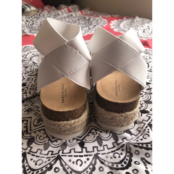 White Platform Espadrille Sandals - Picture 8 of 8